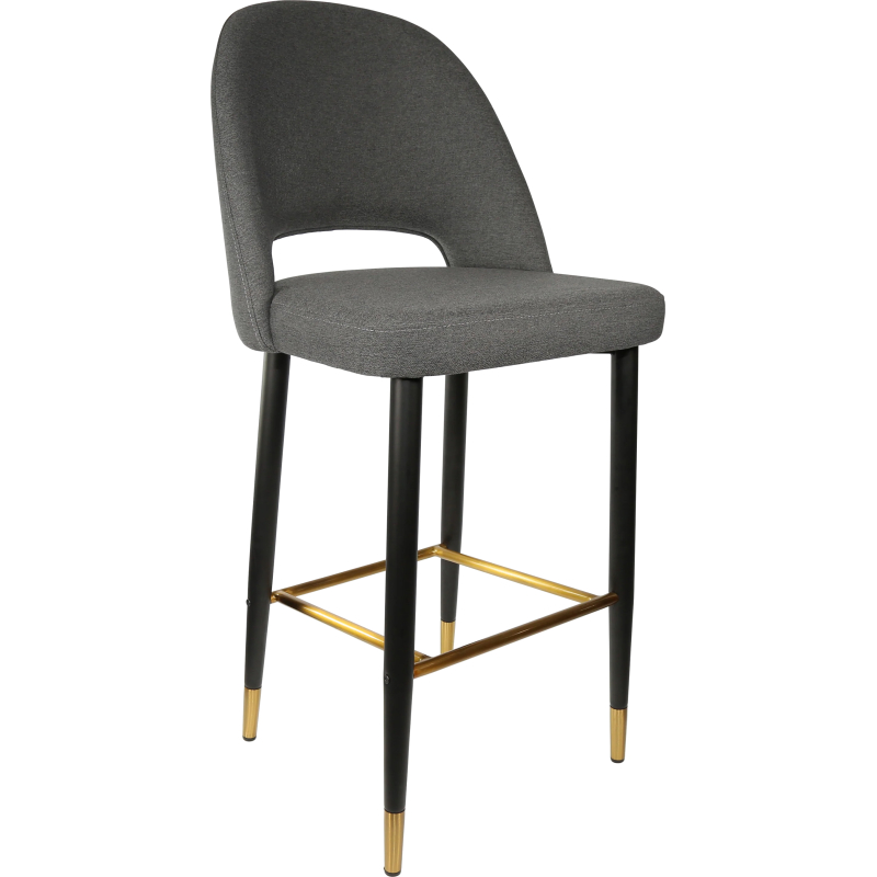 Semifreddo Stool with Black Metal 750h Legs - Image 10