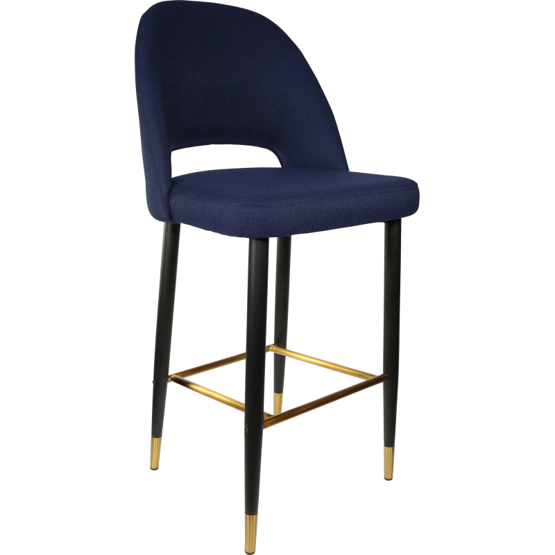 Semifreddo Stool with Black Metal 750h Legs - Image 9