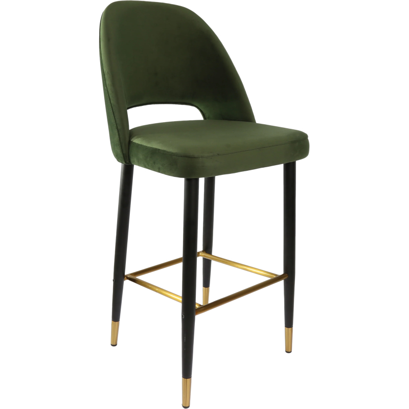 Semifreddo Stool with Black Metal 750h Legs - Image 8