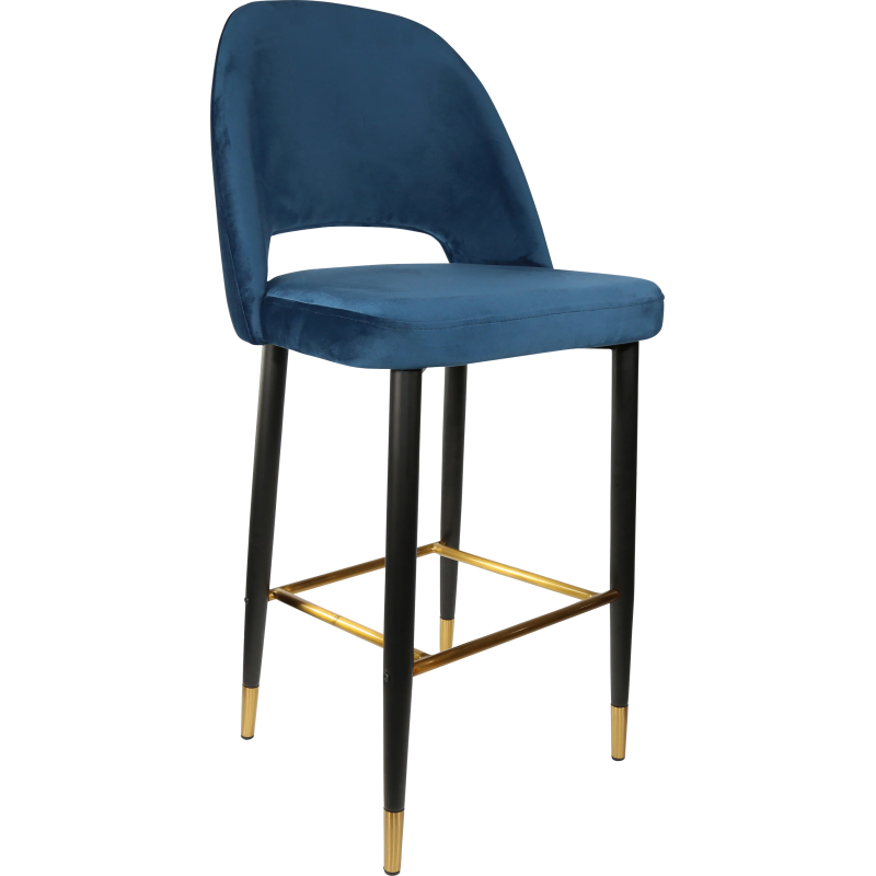 Semifreddo Stool with Black Metal 750h Legs - Image 7