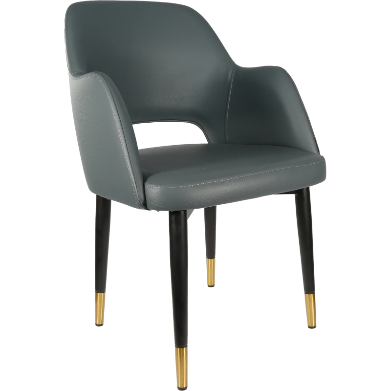 Sorbet Chair with Black Metal 450h Legs