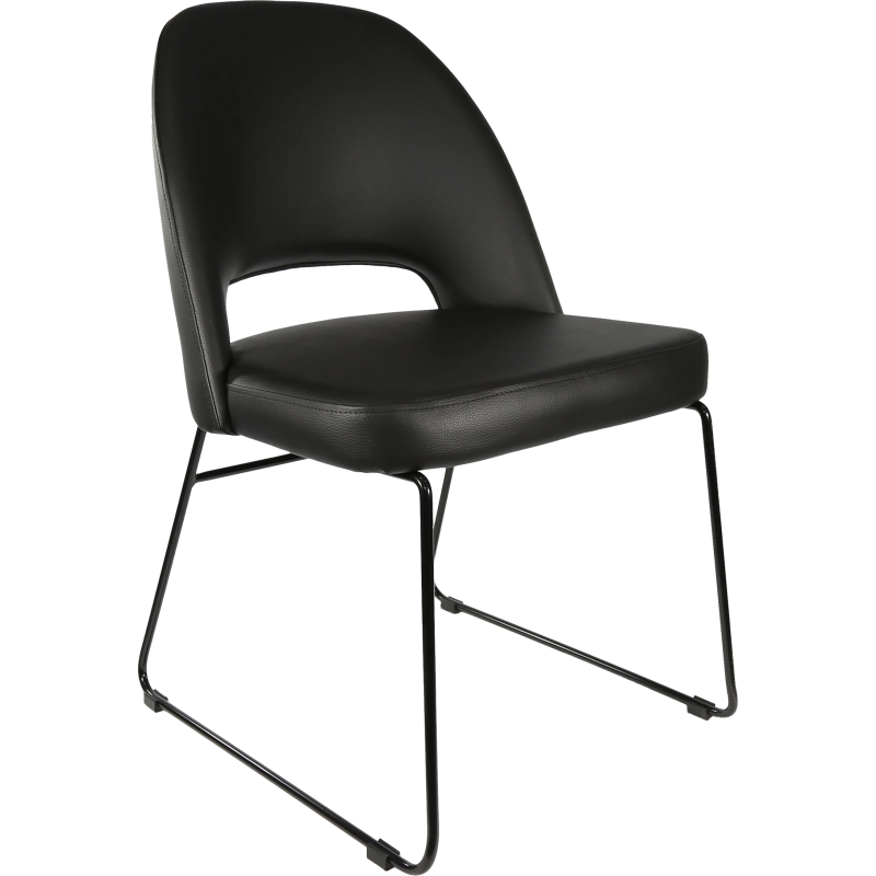 Semifreddo Chair with Black Sled Base - Image 2