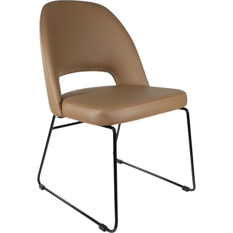Semifreddo Chair with Black Sled Base - Image 4