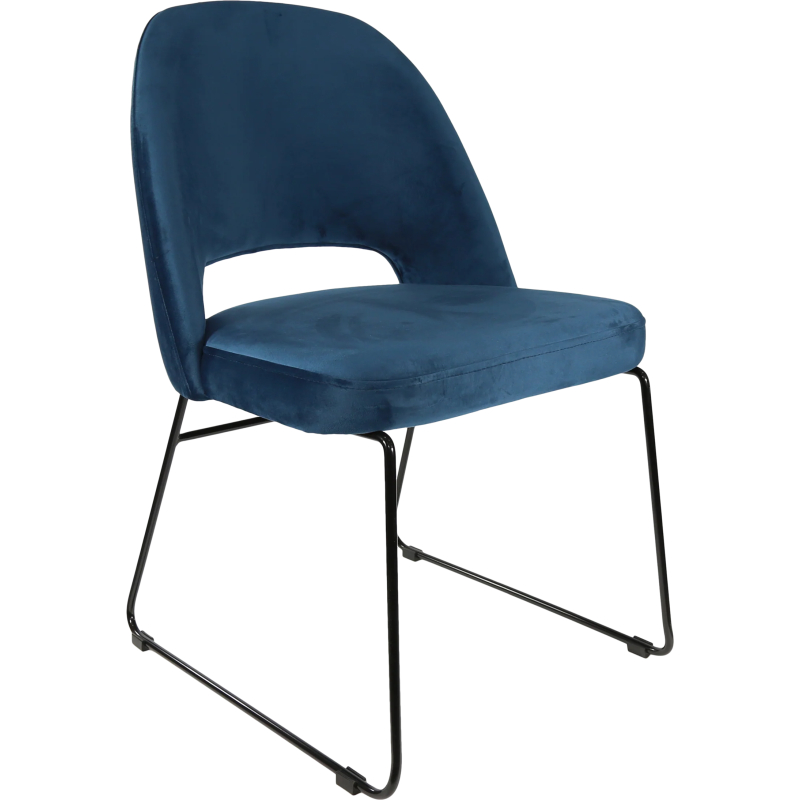 Semifreddo Chair with Black Sled Base - Image 11