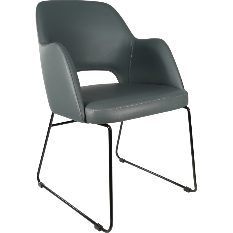 Sorbet Chair with Black Sled Base - Image 6