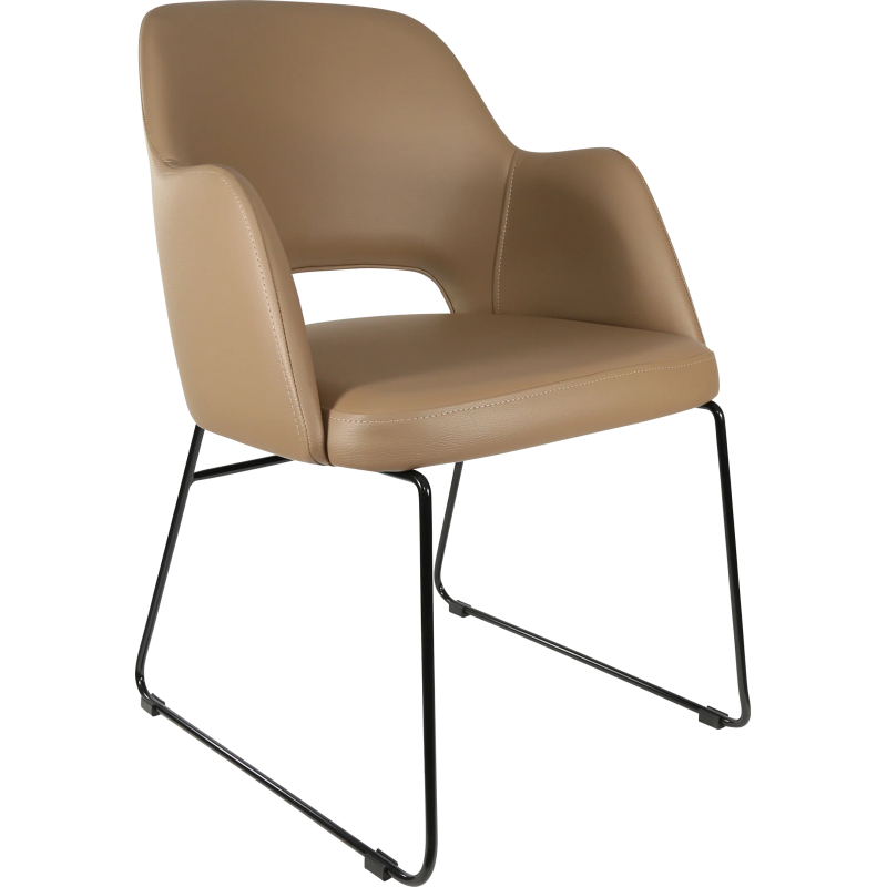 Sorbet Chair with Black Sled Base - Image 3