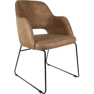 Sorbet Chair with Black Sled Base