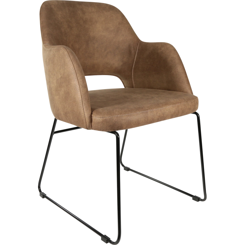 Sorbet Chair with Black Sled Base