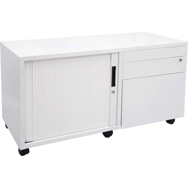 Mobile Desk Caddy White
