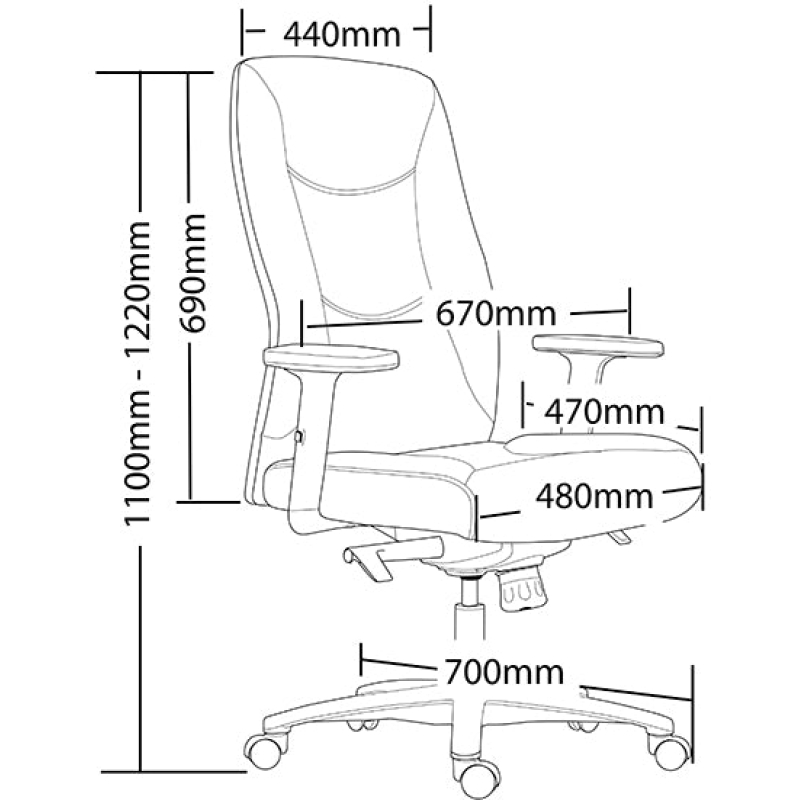 Hilton Executive Chair - Image 11