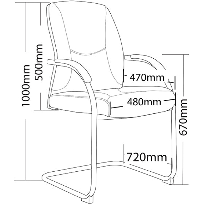 Hilton Visitor Chair - Image 6