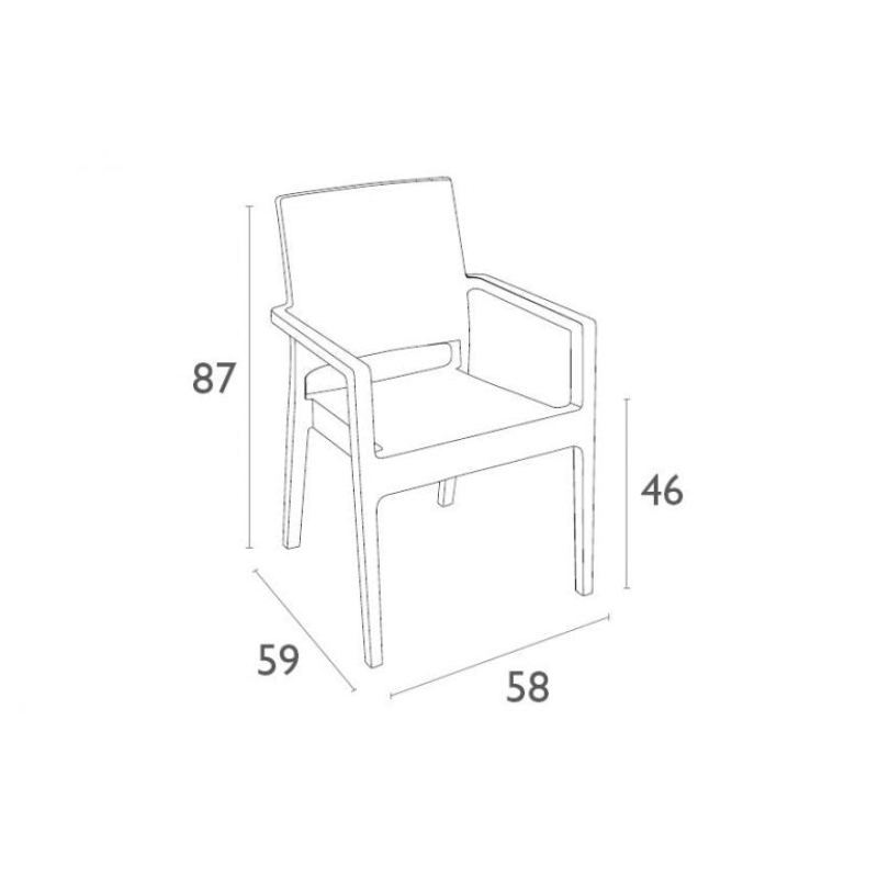Ibiza Arm Chair - Image 6