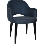 Albury Arm Chair Black Metal Leg