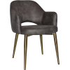 Albury Arm Chair Brass Leg - Image 9
