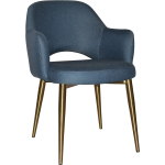 Albury Arm Chair Brass Leg