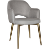 Albury Arm Chair Brass Leg - Image 7