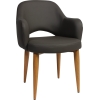 Albury Arm Chair Light Oak Metal Leg - Image 7