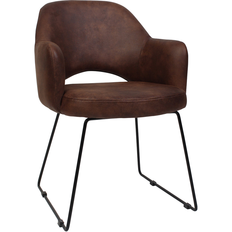 Albury Arm Chair Sled Base - Image 7