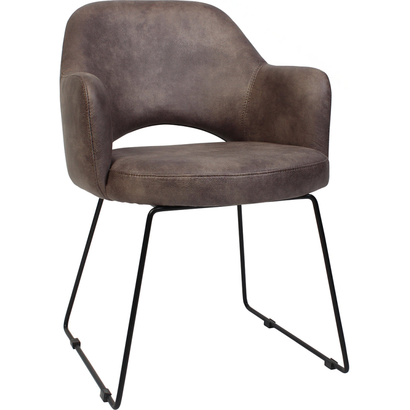 Albury Arm Chair Sled Base - Image 6