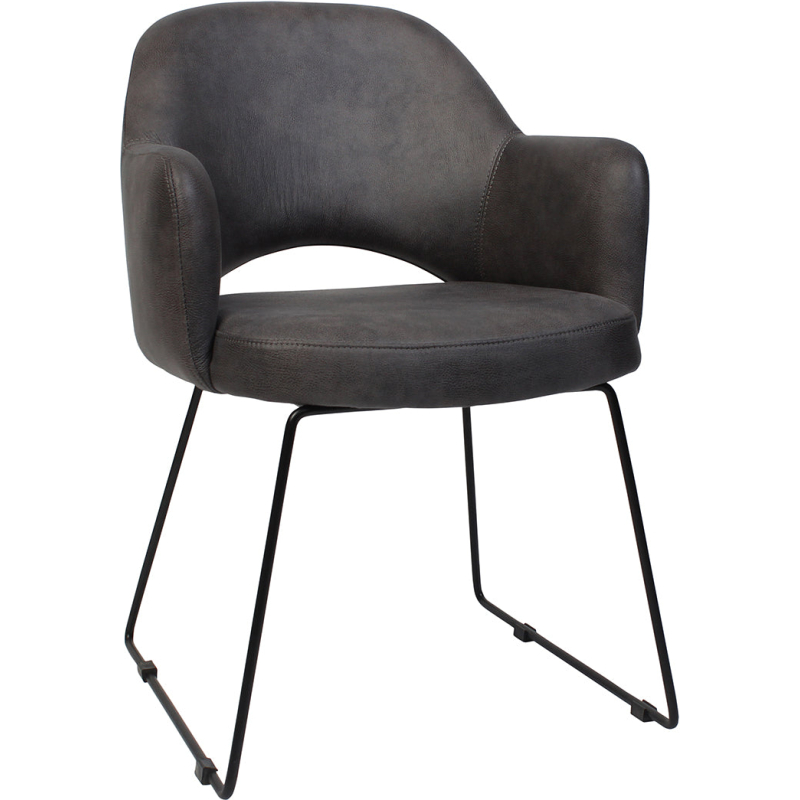 Albury Arm Chair Sled Base - Image 5