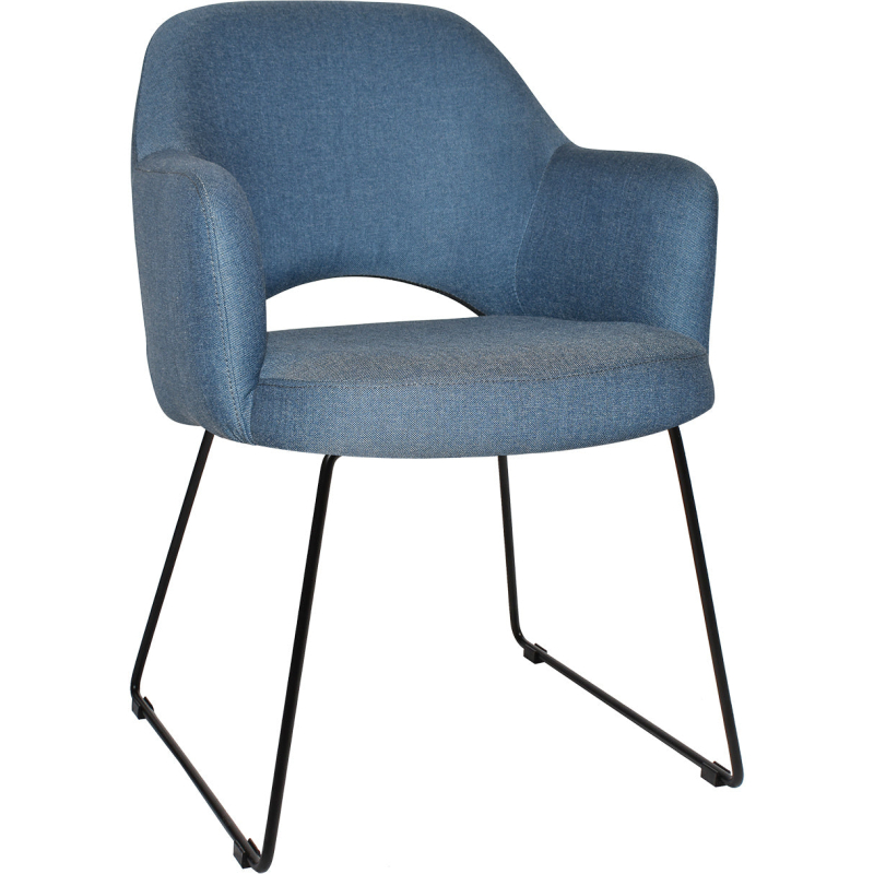 Albury Arm Chair Sled Base - Image 4