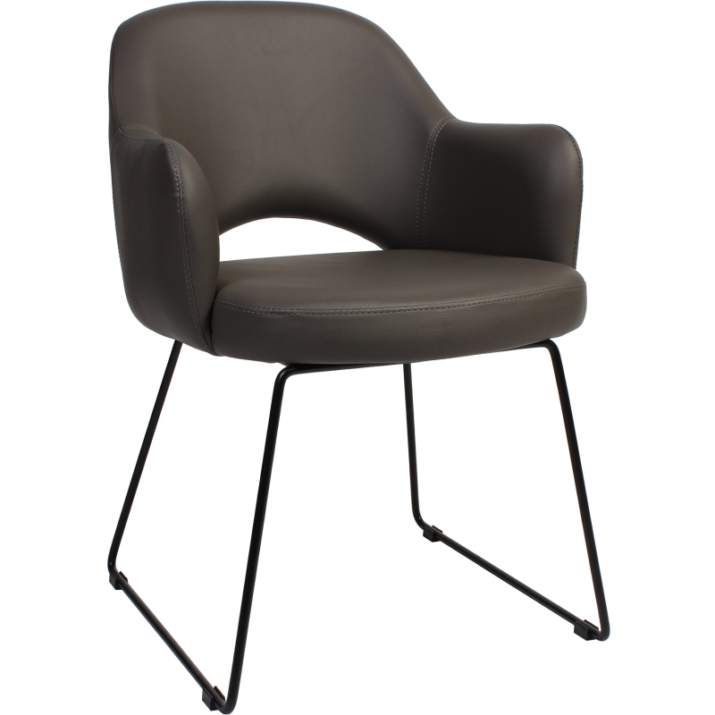 Albury Arm Chair Sled Base - Image 9