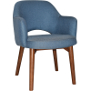 Albury Arm Chair Walnut Timber Leg - Image 8