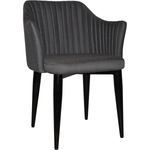 Alternative view of Coogee Arm Chair Black Metal Leg