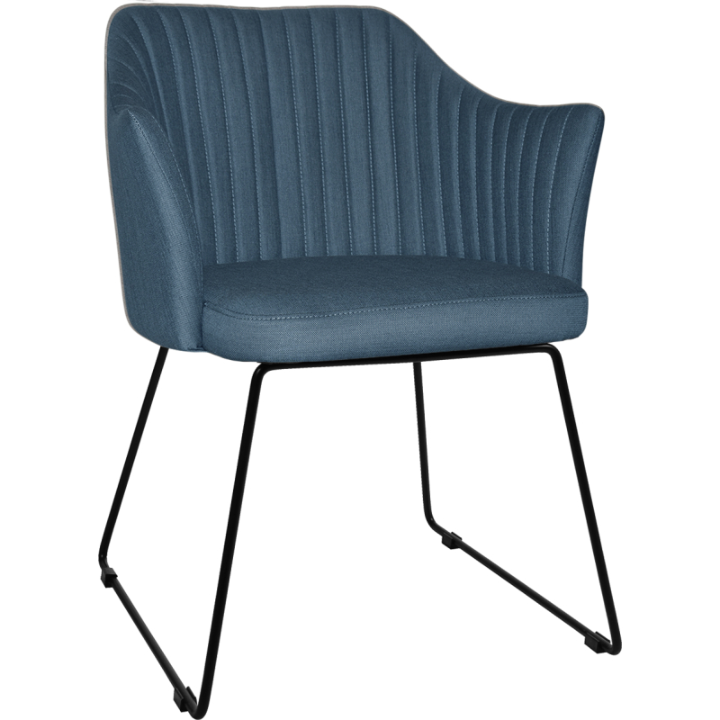 Coogee Arm Chair Sled Base