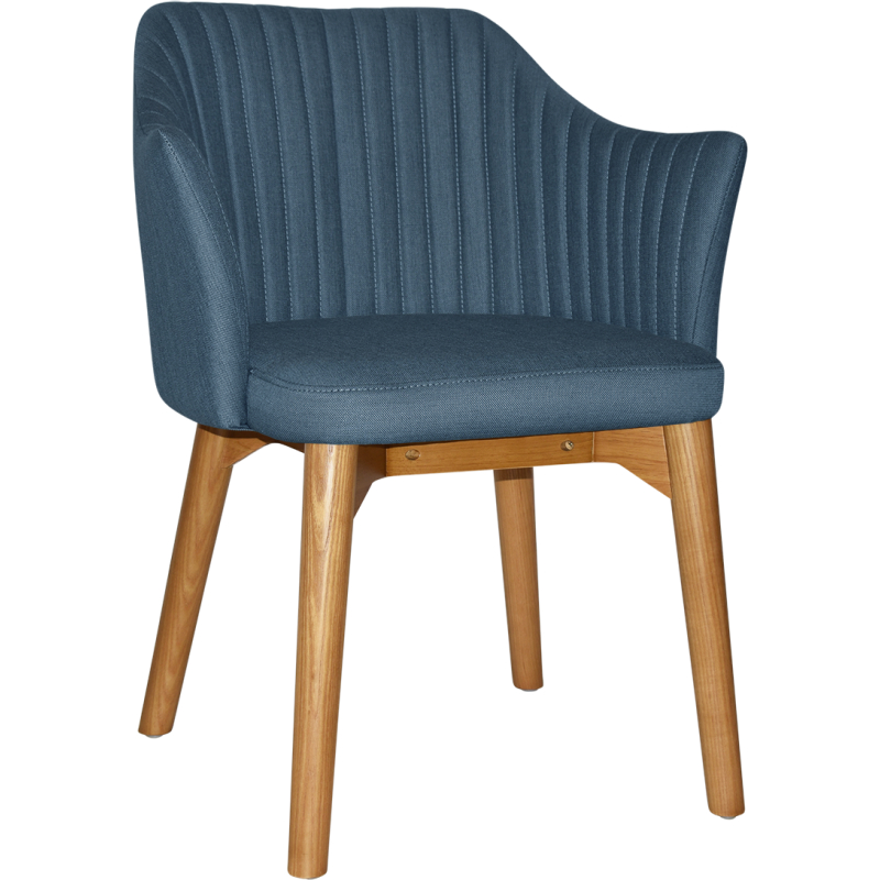 Coogee Arm Chair Oak Timber Leg - Image 2