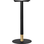 Tivoli Bar Base Black + Black Brass Collar 540mm Disc