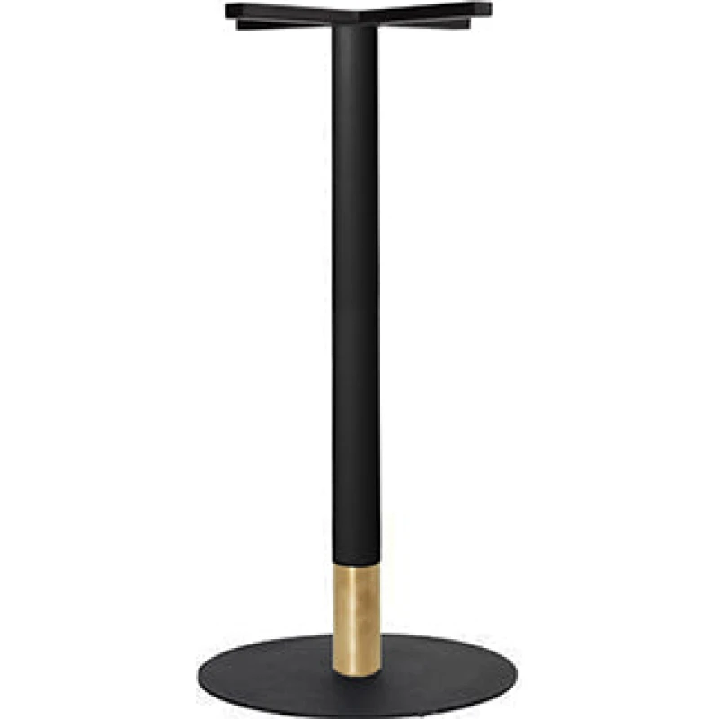 Tivoli Bar Base Black + Black Brass Collar 540mm Disc