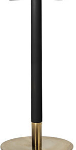 Tivoli Bar Base Brass + Black Brass Collar 540mm Disc