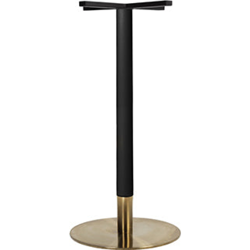 Tivoli Bar Base Brass + Black Brass Collar 540mm Disc