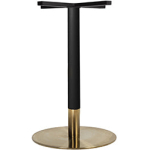 Tivoli Table Base Brass + Black Brass Collar 540mm Disc