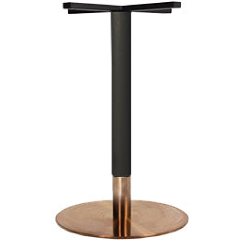 Tivoli Table Base Copper Black Copper Collar 540mm Disc