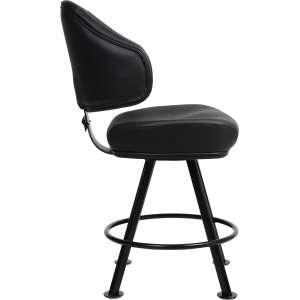Alternative view of Luxor Gaming Stool Black Legs
