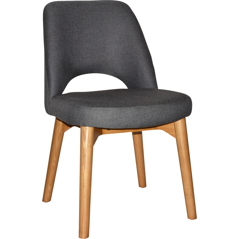 Albury Chair Light Oak Timber Leg - Image 2