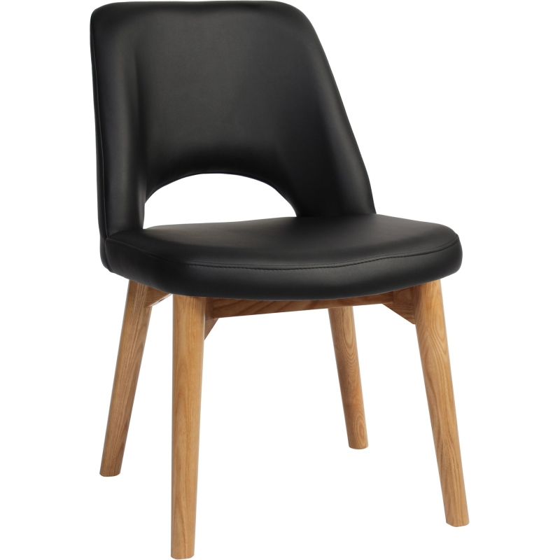 Albury Chair Light Oak Timber Leg - Image 9