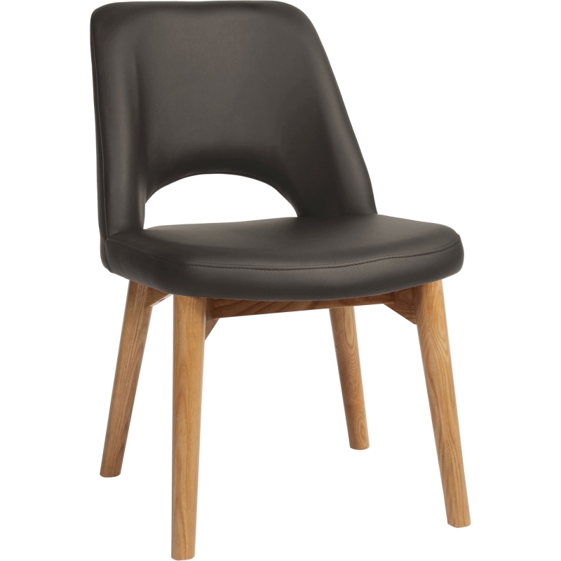 Albury Chair Light Oak Timber Leg - Image 10
