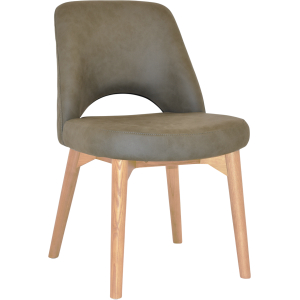 Alternative view of Albury Chair Natural Timber Leg