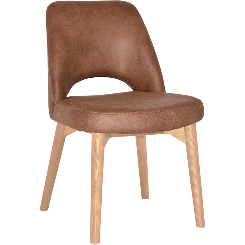 Albury Chair Natural Timber Leg - Image 12