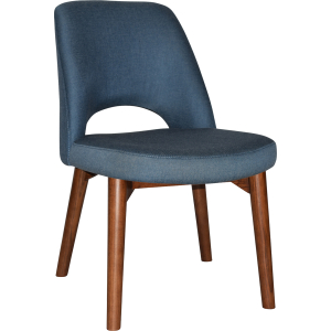 Alternative view of Albury Chair Walnut Timber Leg