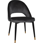 Chevron Chair Brass Tip Leg