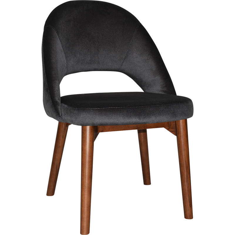 Chevron Chair Walnut Timber Leg - Image 2