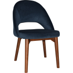 Chevron Chair Walnut Timber Leg