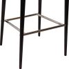 Chevron Stool Black Metal Leg - Image 5