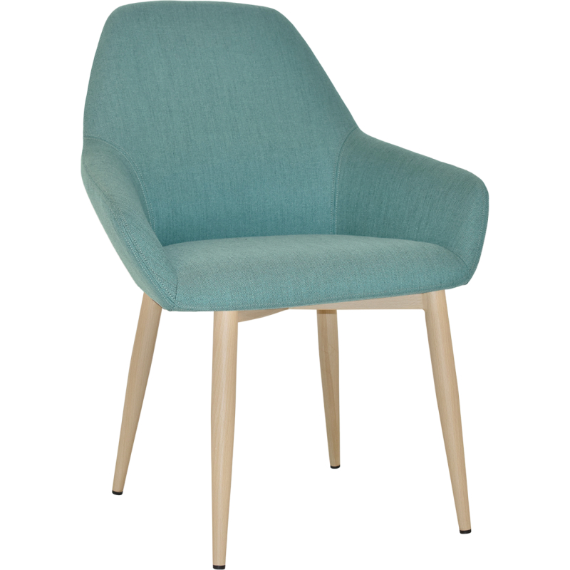 Bronte Tub Chair Birch Metal Leg - Image 12