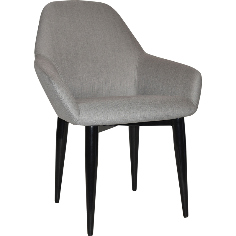 Bronte Tub Chair Black Metal Leg