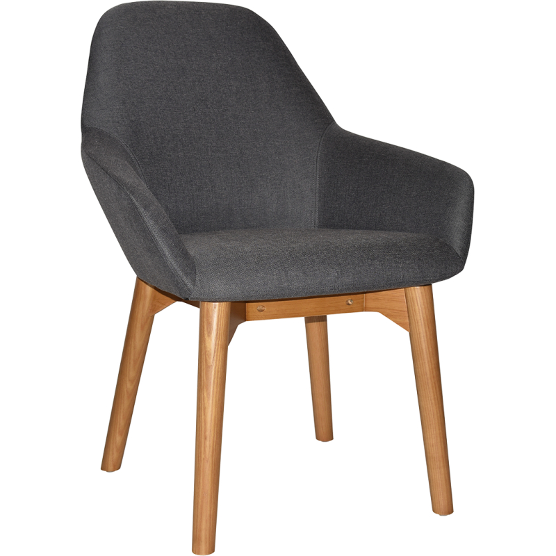Bronte Tub Chair Light Oak Timber Leg